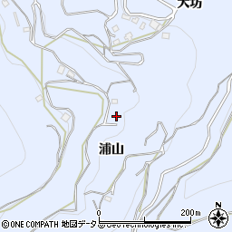 徳島県美馬郡つるぎ町貞光浦山54周辺の地図