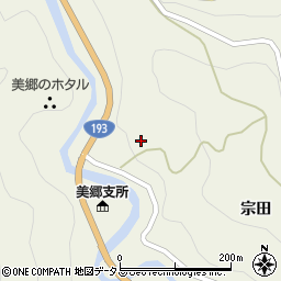 徳島県吉野川市美郷宗田316周辺の地図