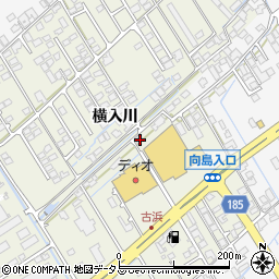 山口県防府市浜方横入川20周辺の地図