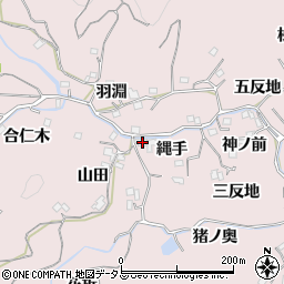 徳島県徳島市北山町縄手周辺の地図