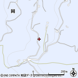 徳島県美馬郡つるぎ町貞光岡159周辺の地図