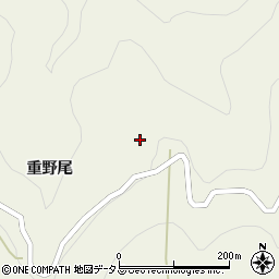 徳島県吉野川市美郷重野尾126周辺の地図