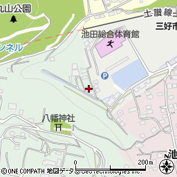 徳島県三好市池田町シンヤマ3567周辺の地図