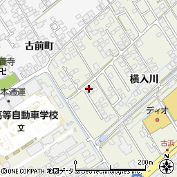 山口県防府市浜方横入川49-22周辺の地図