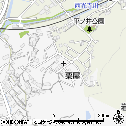 山口県周南市栗屋601-7周辺の地図