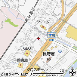 レーヴィンスＫＡＳＥＮ東長府香周辺の地図