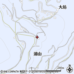 徳島県美馬郡つるぎ町貞光浦山59周辺の地図