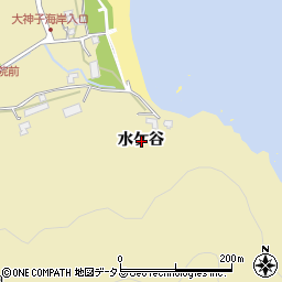 徳島県徳島市大原町水ケ谷周辺の地図