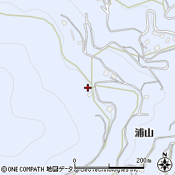 徳島県美馬郡つるぎ町貞光浦山99周辺の地図