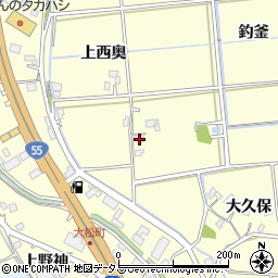 徳島県徳島市大松町大久保147周辺の地図