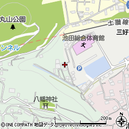 徳島県三好市池田町シンヤマ3565-1周辺の地図