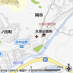 山口県下松市河内岡市584周辺の地図