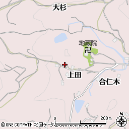 徳島県徳島市北山町上田周辺の地図