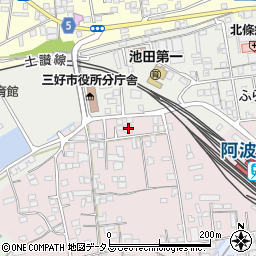 徳島県三好市池田町イケミナミ1925-14周辺の地図