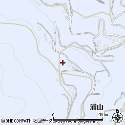 徳島県美馬郡つるぎ町貞光浦山103周辺の地図