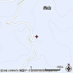 徳島県美馬市穴吹町口山西山426周辺の地図