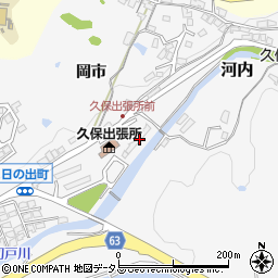 山口県下松市河内岡市582周辺の地図