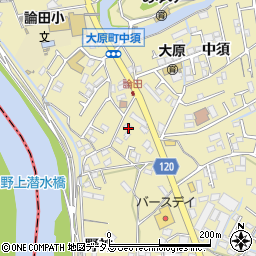 徳島県徳島市大原町中須30周辺の地図