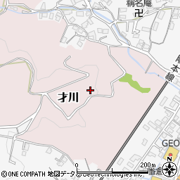 山口県下関市才川周辺の地図
