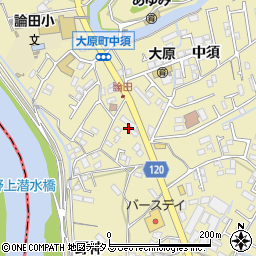 徳島県徳島市大原町中須31周辺の地図