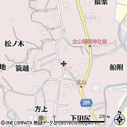 徳島県徳島市北山町銭亀坂51周辺の地図
