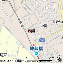 徳島県徳島市西須賀町西開周辺の地図