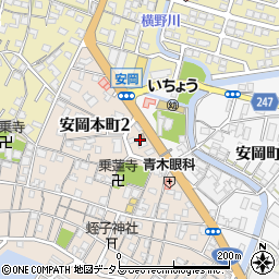 下関警察署安岡交番周辺の地図