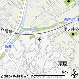 山口県周南市栗屋593周辺の地図