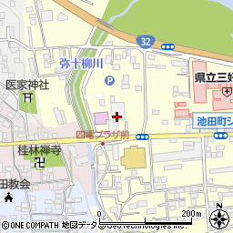 四電ビジネス株式会社　池田営業所周辺の地図