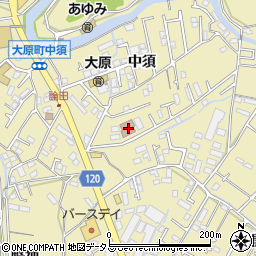 徳島県徳島市大原町中須16周辺の地図