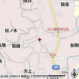 徳島県徳島市北山町銭亀坂50周辺の地図
