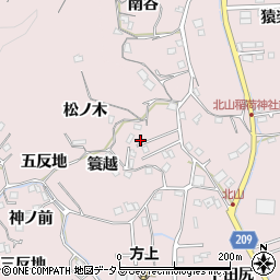 徳島県徳島市北山町銭亀坂70周辺の地図