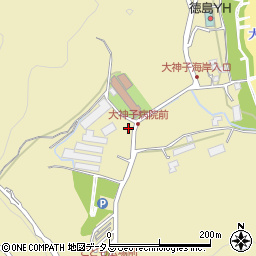 徳島県徳島市大原町大神子8周辺の地図