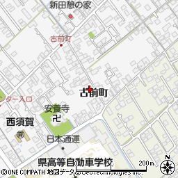 山口県防府市新田古前町1281周辺の地図