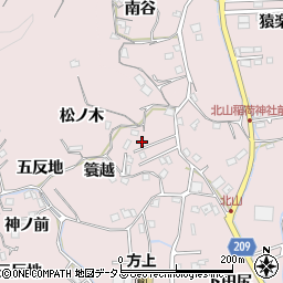 徳島県徳島市北山町銭亀坂68周辺の地図