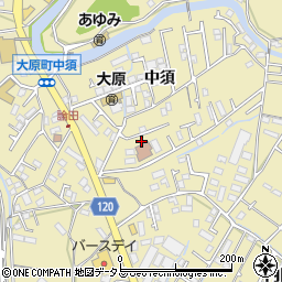 徳島県徳島市大原町中須21-4周辺の地図