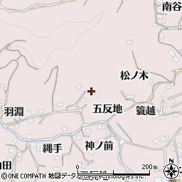 徳島県徳島市北山町松ノ木周辺の地図