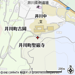 徳島県三好市井川町聖巌寺周辺の地図