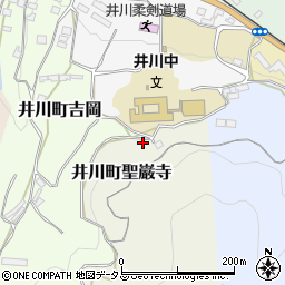 徳島県三好市井川町聖巌寺周辺の地図