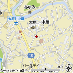 徳島県徳島市大原町中須21-12周辺の地図