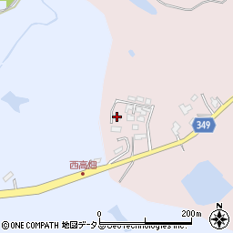 山口県山陽小野田市高畑206周辺の地図