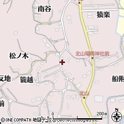 徳島県徳島市北山町銭亀坂周辺の地図