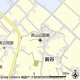 長山公民館周辺の地図
