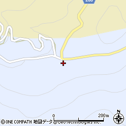 徳島県三好市池田町馬路深川周辺の地図