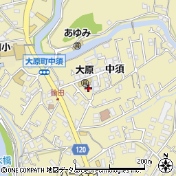 徳島県徳島市大原町中須51周辺の地図