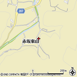 徳島県徳島市一宮町赤坂東山周辺の地図