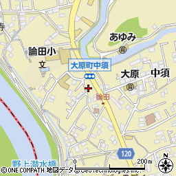徳島県徳島市大原町中須35周辺の地図