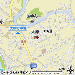 徳島県徳島市大原町中須51-1周辺の地図