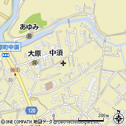 徳島県徳島市大原町中須82周辺の地図