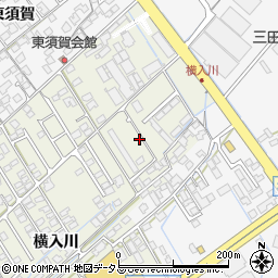 山口県防府市浜方横入川32周辺の地図